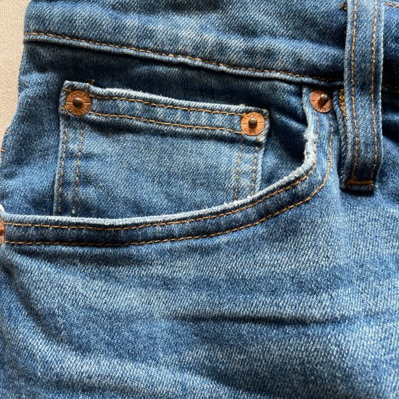 J Crew Denim Skirt with Buttons NEW Size 29 - Picture 4 of 9